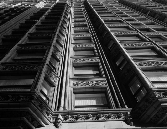 bâtiment photographie noir et blanc