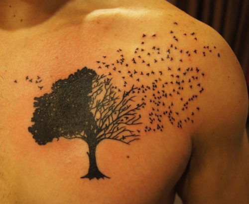 tatouage arbre de vie un arbre deux symboles