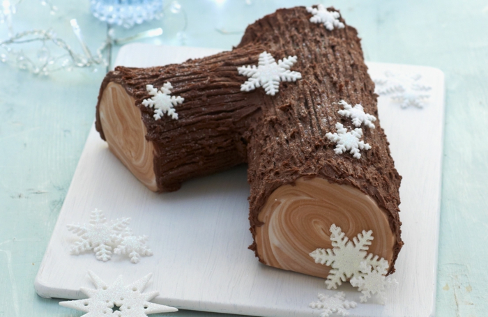 Décoration bûche de Noël : 50+ idées pour la star des tables festives