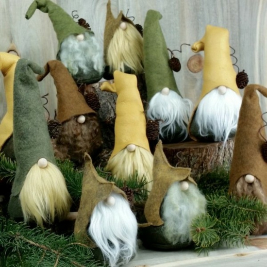 Gnome de Noël à fabriquer soi-même - idées et instructions