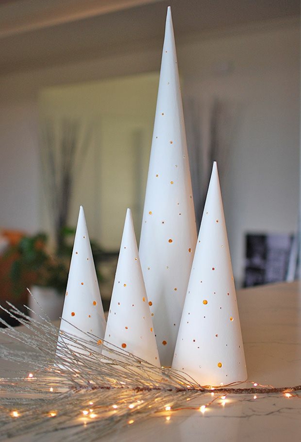 Petit sapin de Noël artificiel à fabriquer soi-même - idées et tutoriels