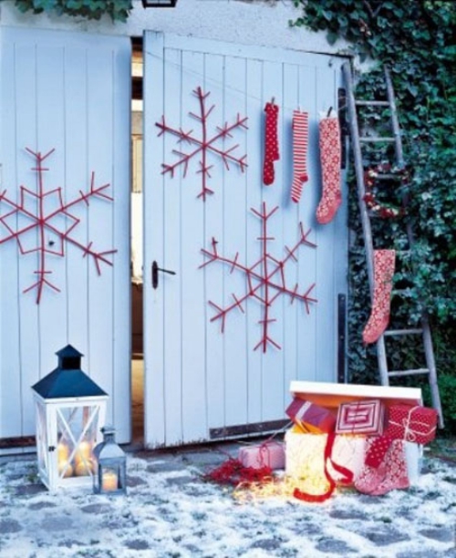 déco Noël scandinave décoration extérieure