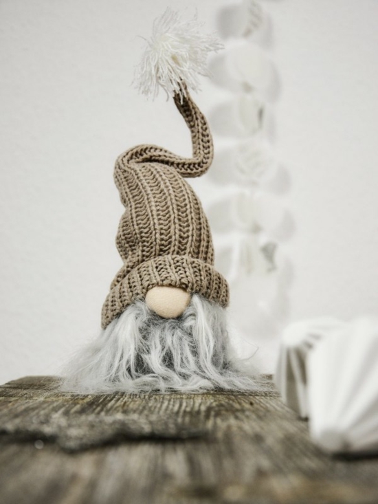 gnome de noël diy chapeau crochet