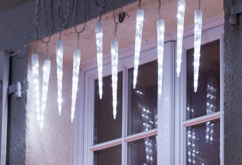 guirlande de Noël stalactites lumineux