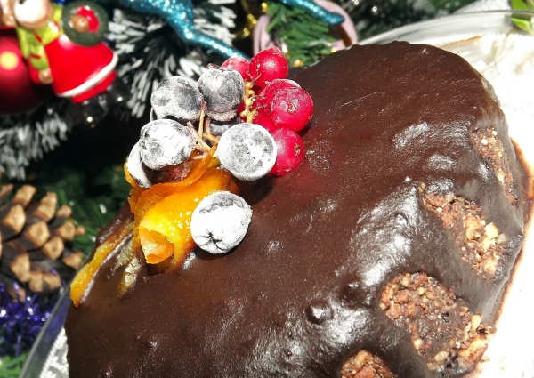 gâteau de Noël facile et rapide chocolat pour couverture
