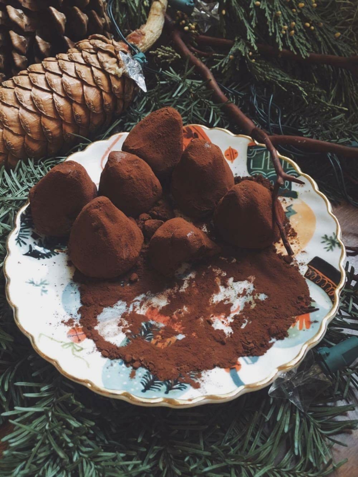 recette truffes au chocolat pour célébrer Noël-resized