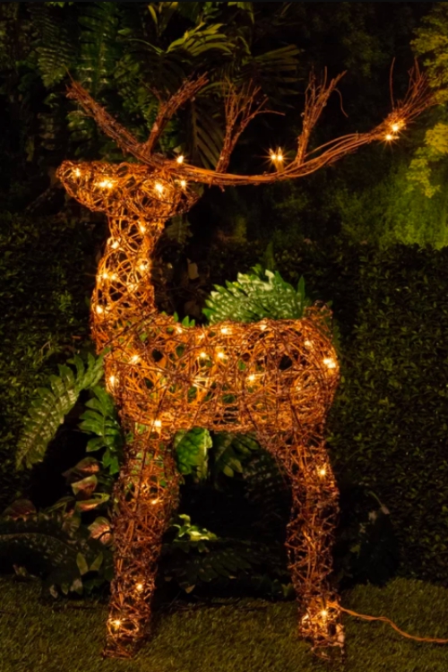 éclairage Noël extérieur squelette de renne