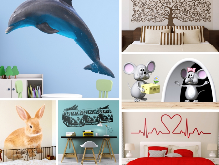 3-poster-3D-stickers-enfants-déco-chambre-enfant-avec-stickers-muraux-motifs-animaux-chambre-parentale-poster-arbre-de-vie-coeurs
