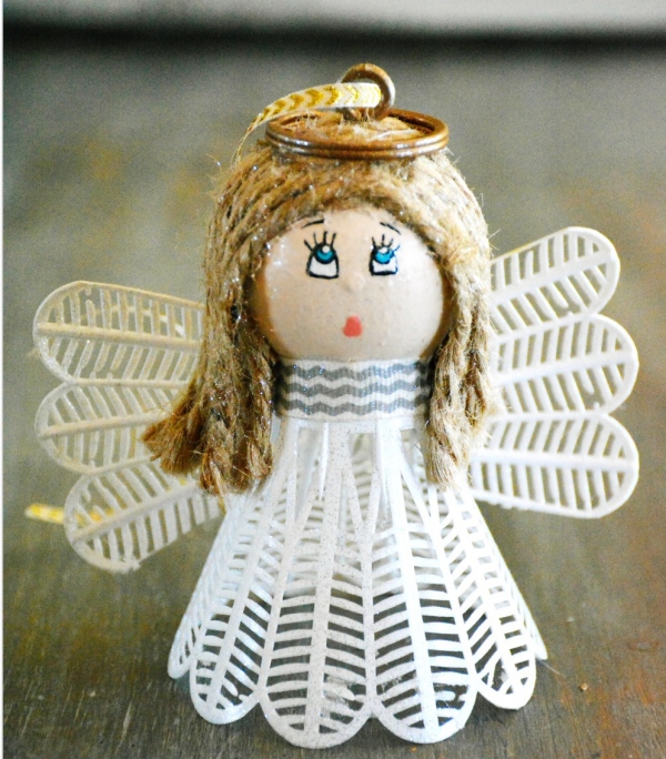 ange de Noël à fabriquer ange blanc