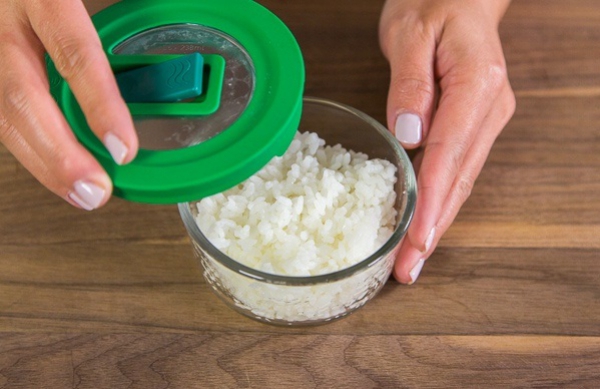 conservation riz cuit une quantité suffisante