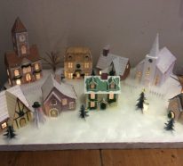 Fabriquer un village de Noël en carton pour recréer l’atmosphère de la fête (4)