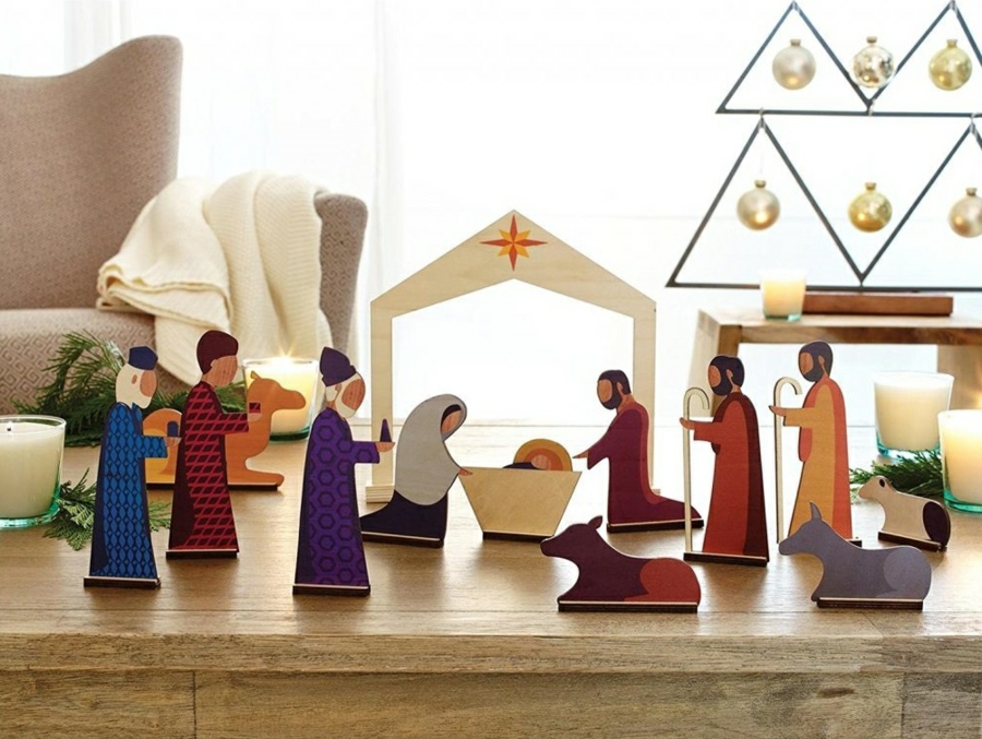 fabriquer une crèche de Noël