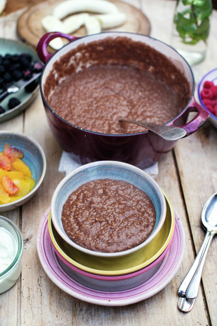recette porridge au cacao