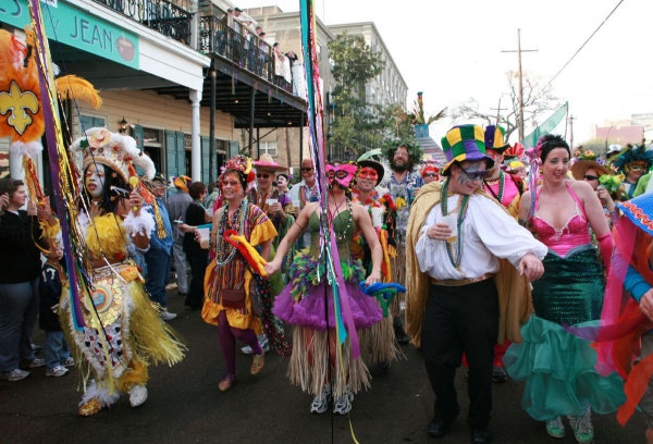 carnaval de mardi gras féerie de couleurs