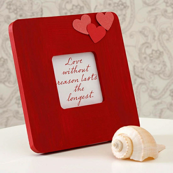 idée cadeau saint valentin fait main cadre photo en bois