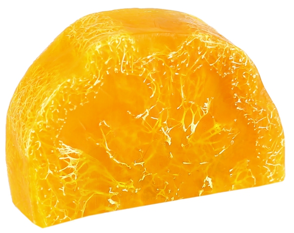 utilisation éponge luffa savon à la citronnelle