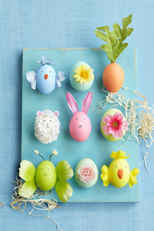 façons créatives de décorer un œuf de Pâques animaux