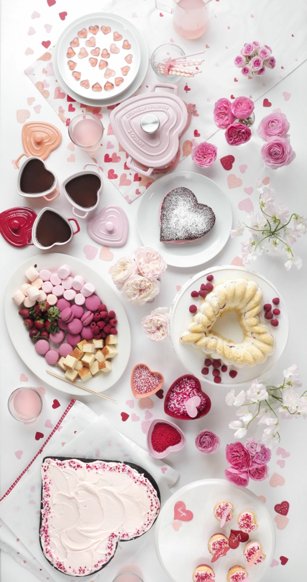 idée de déco saint-valentin à faire soi-même gâteaux décorés