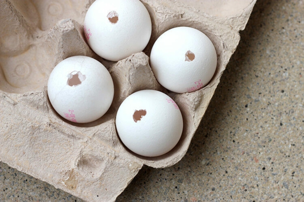 Comment faire des œufs de Pâques décoratifs en béton coquilles