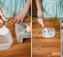 Comment faire des œufs de Pâques décoratifs en béton ? (2)