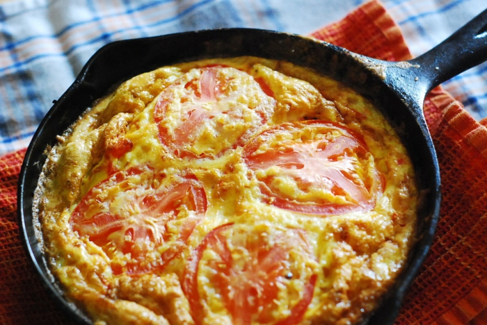 recette omelette facile aux tomates