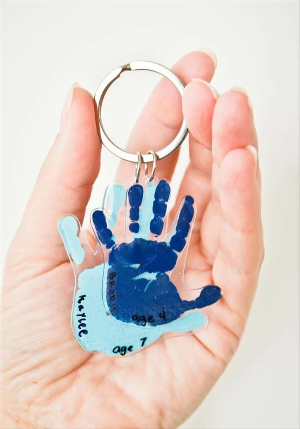 Cadeau Fête des Pères DIY - idées créatives pour enfants et mamans porte-clés personnalisé