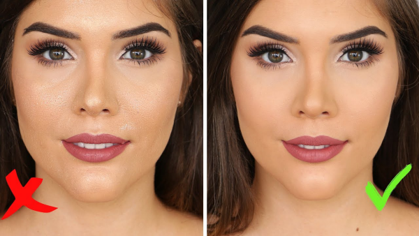 maquillage durable avant et après