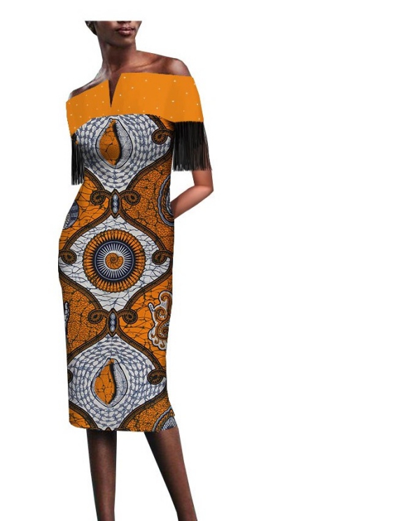 mode africaine femme 2019 robe fuselée