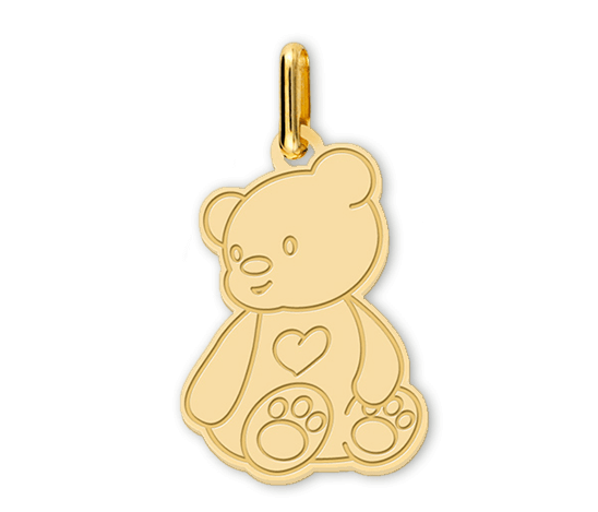 pendentif personnalisé enfant petit ours