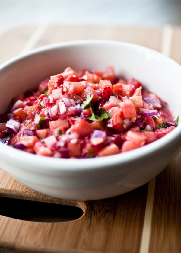 recette salade à la rhubarbe