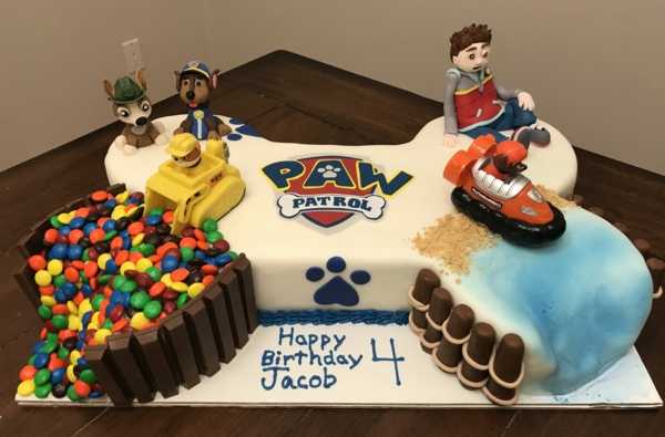 Gâteau Pat Patrouille - recettes et 50 idées de design gâteau d'anniversaire garçon ryder et les chiens paw patrol