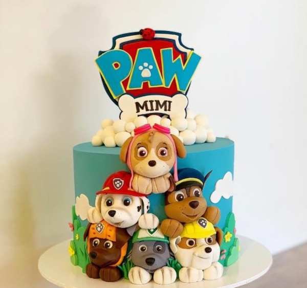 Gâteau Pat Patrouille - recettes et 50 idées de design gâteau paw patrol pour fille