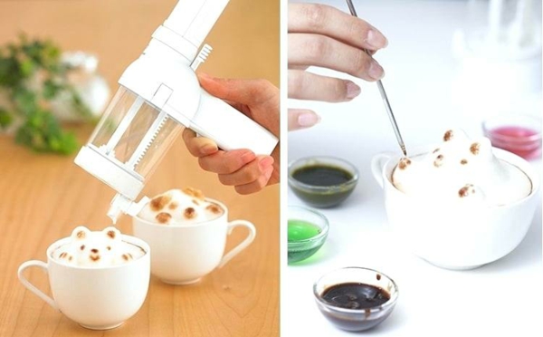 Idée cadeau maîtresse pour dire merci à la fin de l'année scolaire machine à latte 3d