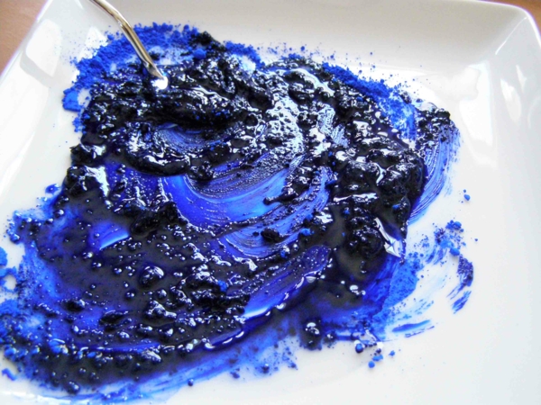 Utiliser les pigments dans vos projets DIY pigment lapis lazuli