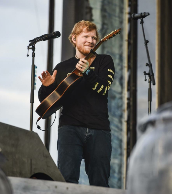 Ed Sheeran concert à Helsinki Finlande, le 23 juillet 2019