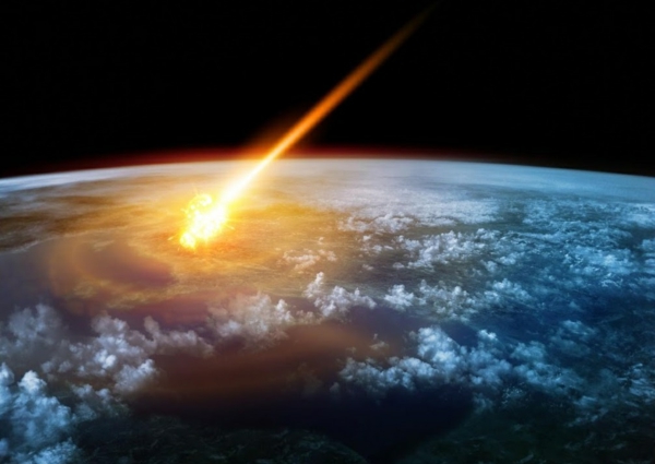météore pénétrant dans l'atmosphère terrestre