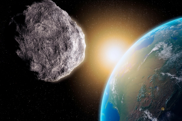 un astéroïde s'approche de la terre