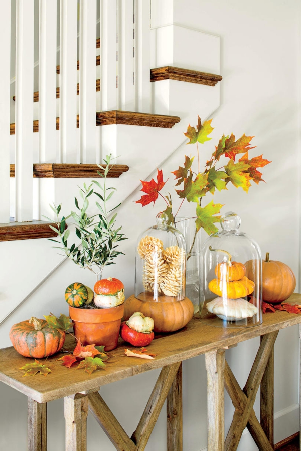 décoration d’automne fait maison joli décor