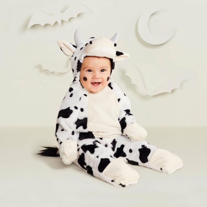 déguisement halloween bébé vache
