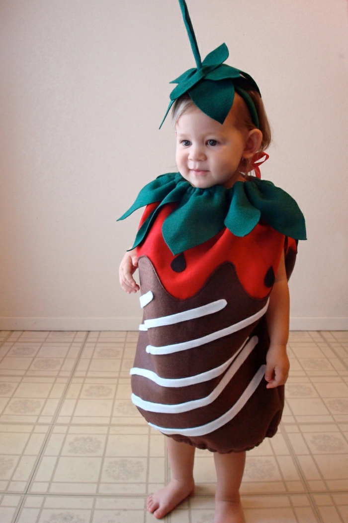 idée déguisement halloween bébé fruits
