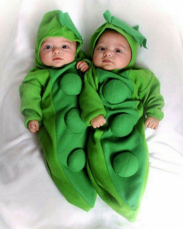 pois vert déguisement halloween bébé