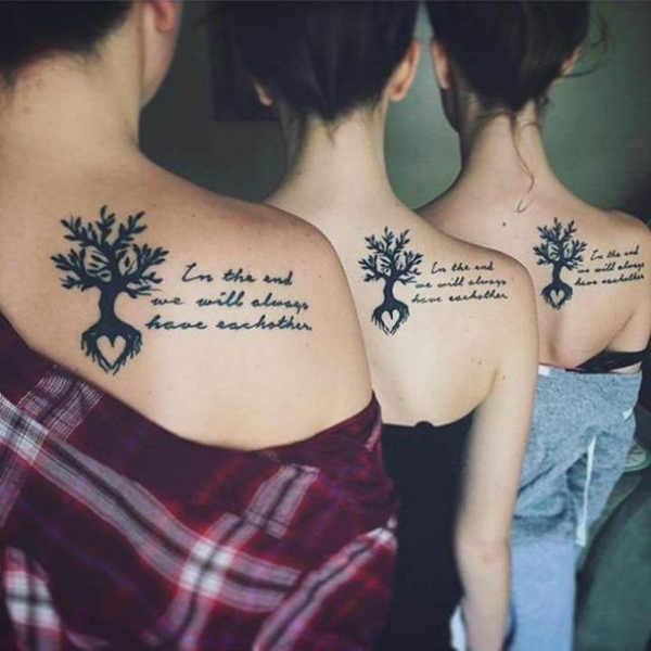 tatouage complémentaire dos pour soeurs