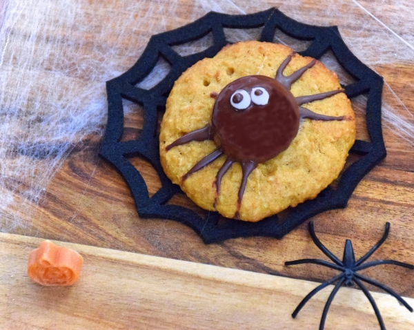 Idée recette Halloween araignée sur une toile