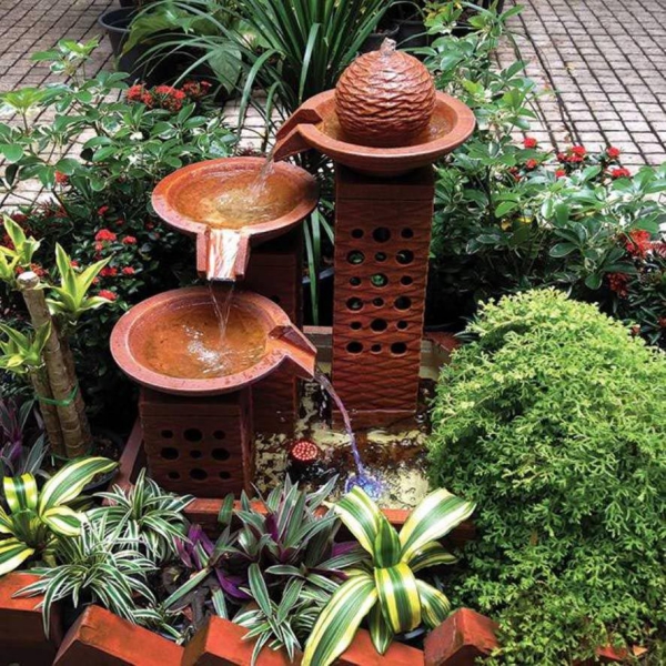  fontaine extérieure de jardin en céramique