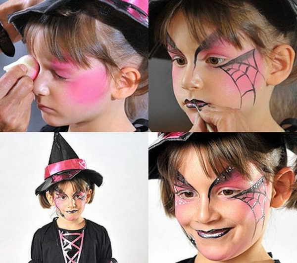 maquillage halloween enfant petite sorcière