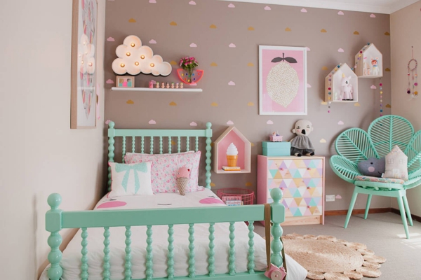 mobilier chambre enfant idée pour une fille
