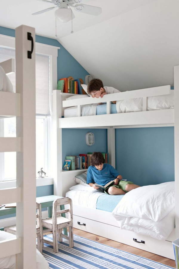 mobilier chambre enfant lits superposés