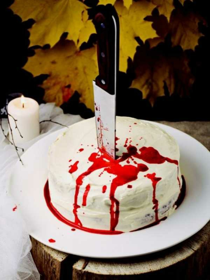 réalisation facile gâteau halloween effrayant dessrt unique