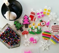 Décorations de Noël en perles à repasser : techniques et idées de modèles (4)