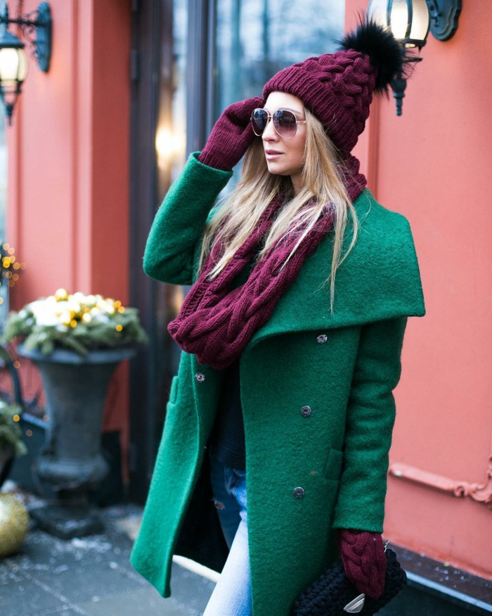 chapeau femme hiver à porter avec un manteau élégant